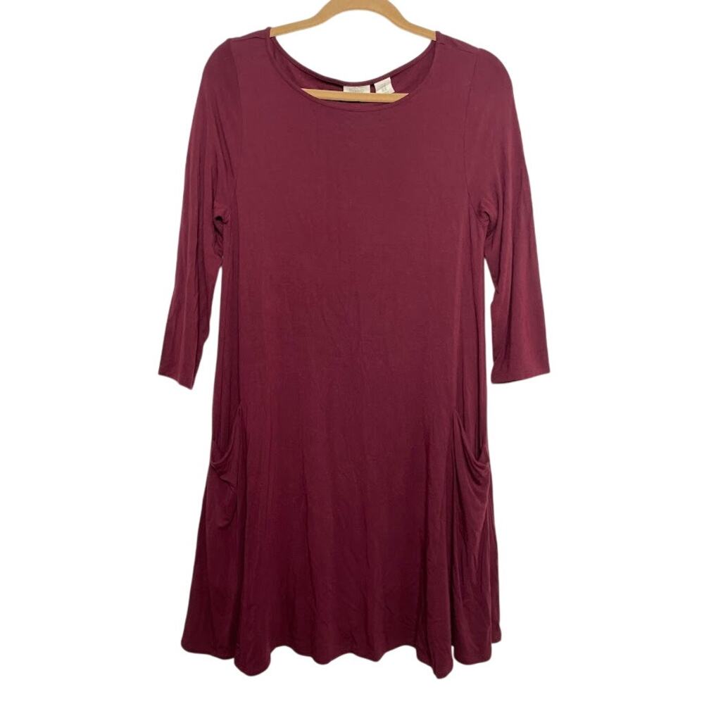 Sigrid Olson Mini Long Sleeve Dress Womens Medium Casual Minimalist Comfort